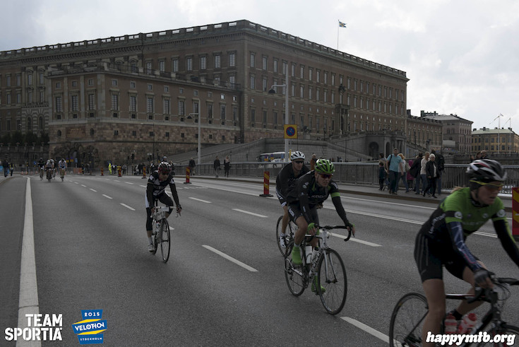 Bild från Velothon Stockholm 2015 - Slottet