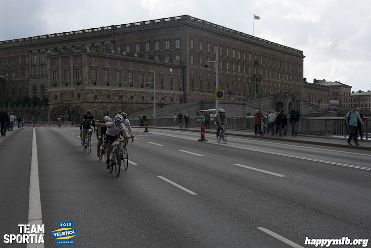 Bild från Velothon Stockholm 2015 - Slottet