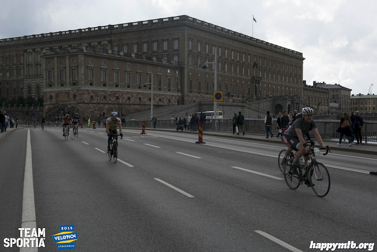 Bild från Velothon Stockholm 2015 - Slottet