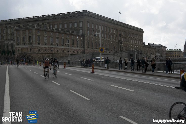 Bild från Velothon Stockholm 2015 - Slottet