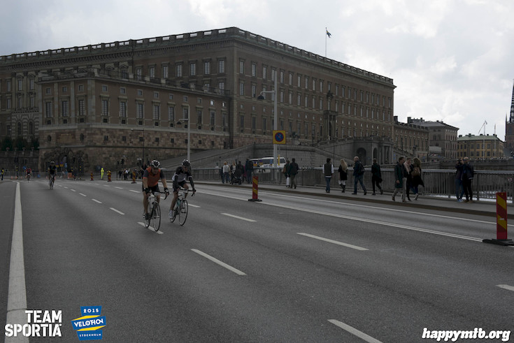 Bild från Velothon Stockholm 2015 - Slottet