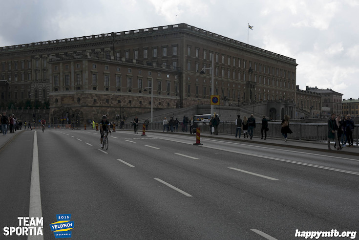 Bild från Velothon Stockholm 2015 - Slottet