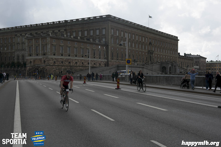 Bild från Velothon Stockholm 2015 - Slottet
