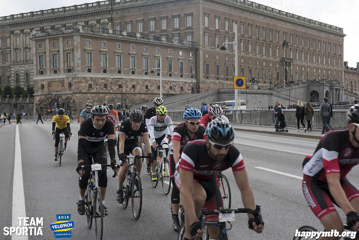 Bild från Velothon Stockholm 2015 - Slottet