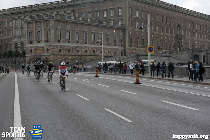 Bild från Velothon Stockholm 2015 - Slottet