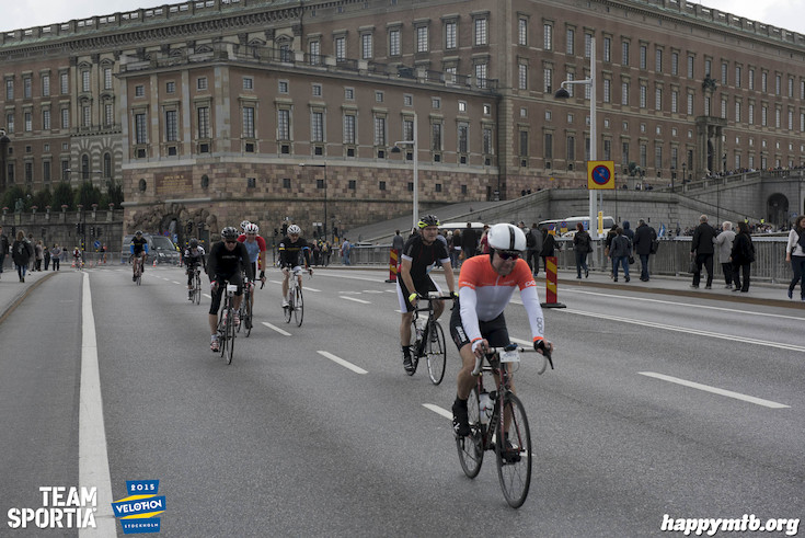 Bild från Velothon Stockholm 2015 - Slottet