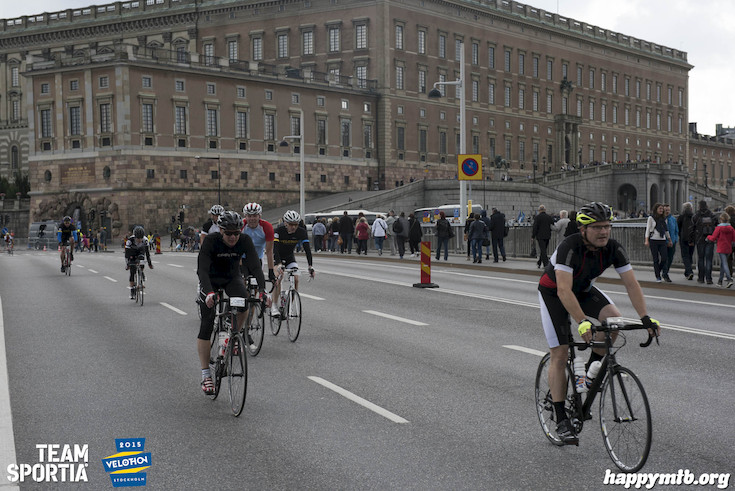 Bild från Velothon Stockholm 2015 - Slottet