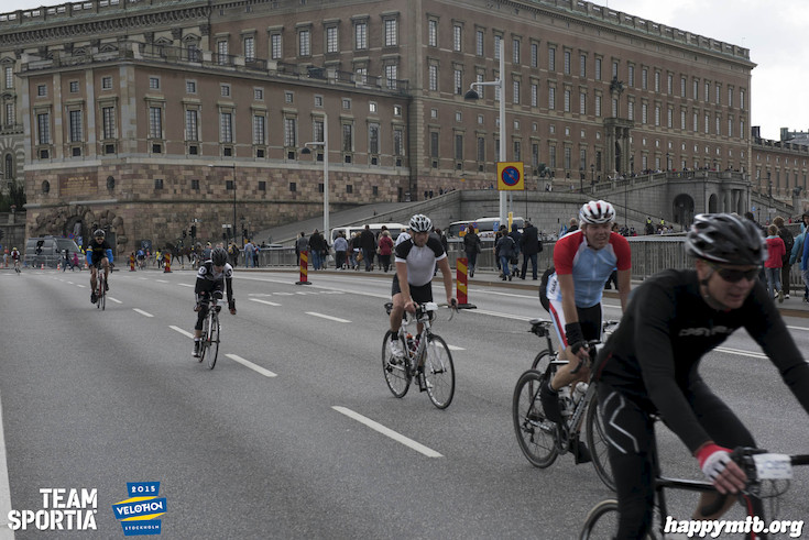 Bild från Velothon Stockholm 2015 - Slottet