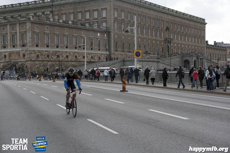 Bild från Velothon Stockholm 2015 - Slottet
