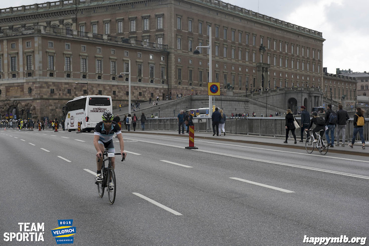 Bild från Velothon Stockholm 2015 - Slottet