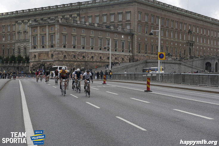 Bild från Velothon Stockholm 2015 - Slottet