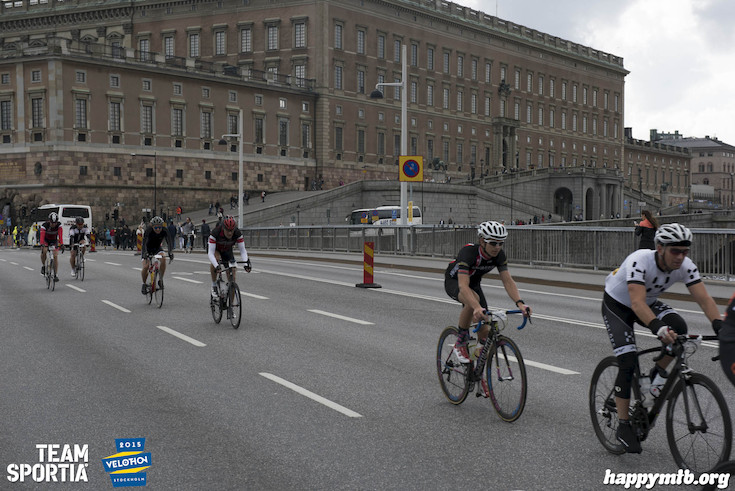 Bild från Velothon Stockholm 2015 - Slottet