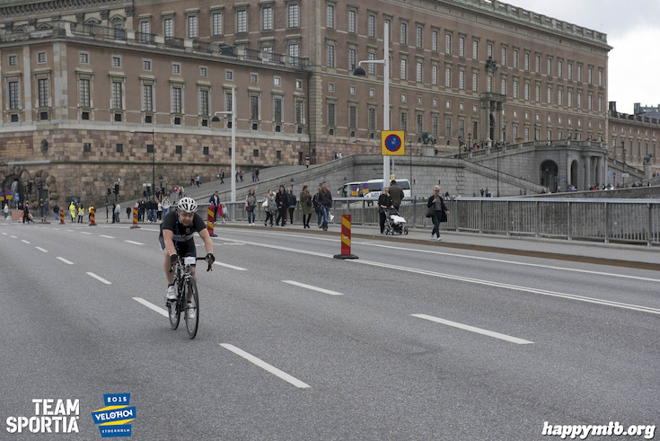 Bild från Velothon Stockholm 2015 - Slottet