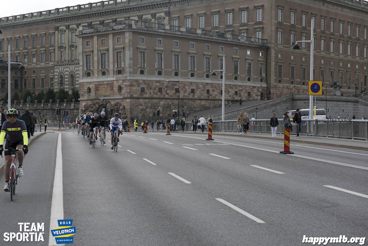 Bild från Velothon Stockholm 2015 - Slottet
