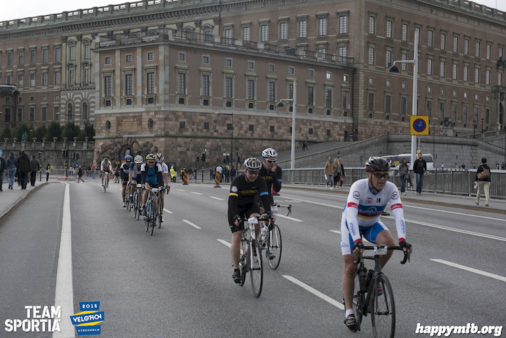 Bild från Velothon Stockholm 2015 - Slottet