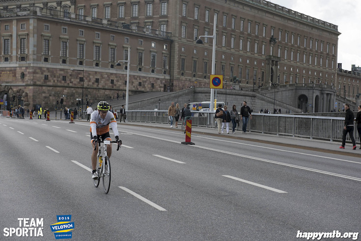 Bild från Velothon Stockholm 2015 - Slottet
