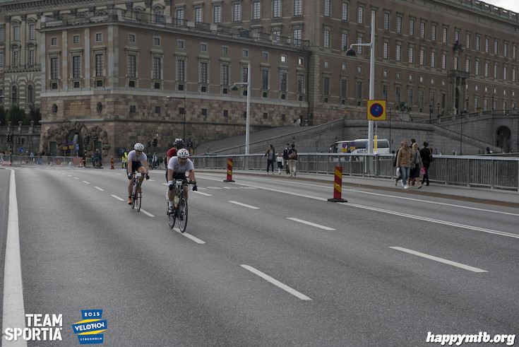 Bild från Velothon Stockholm 2015 - Slottet