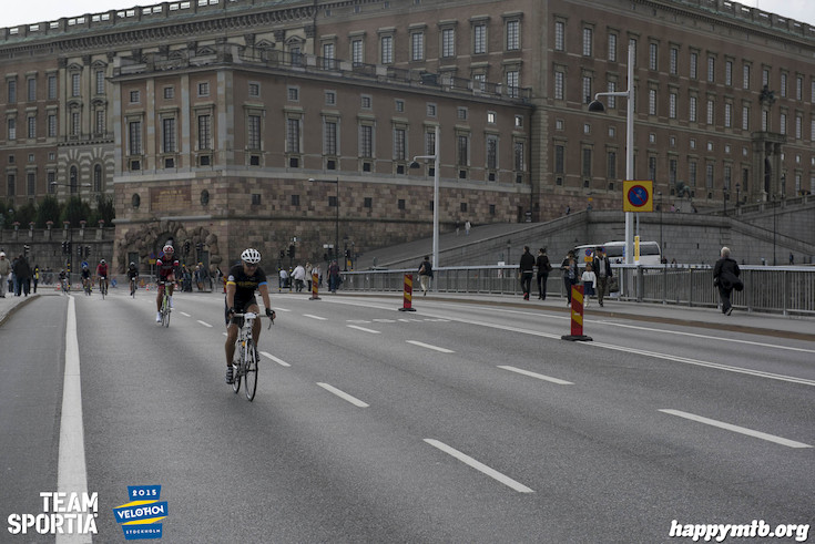 Bild från Velothon Stockholm 2015 - Slottet