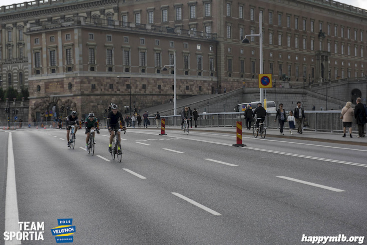 Bild från Velothon Stockholm 2015 - Slottet