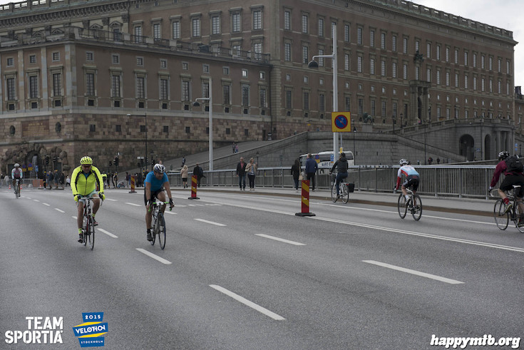 Bild från Velothon Stockholm 2015 - Slottet