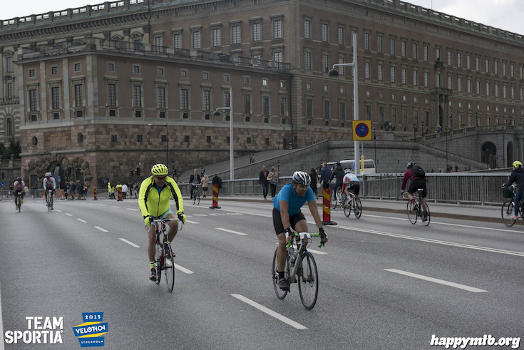 Bild från Velothon Stockholm 2015 - Slottet