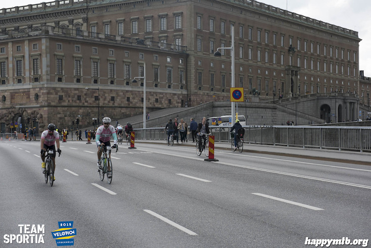 Bild från Velothon Stockholm 2015 - Slottet