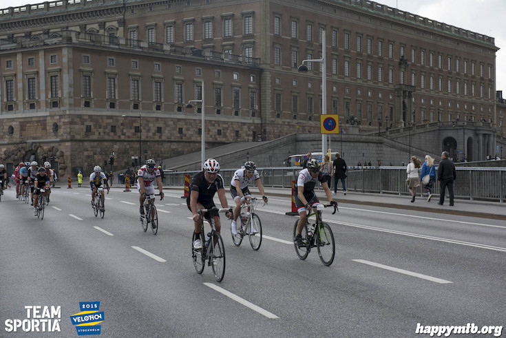 Bild från Velothon Stockholm 2015 - Slottet