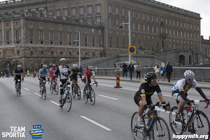 Bild från Velothon Stockholm 2015 - Slottet
