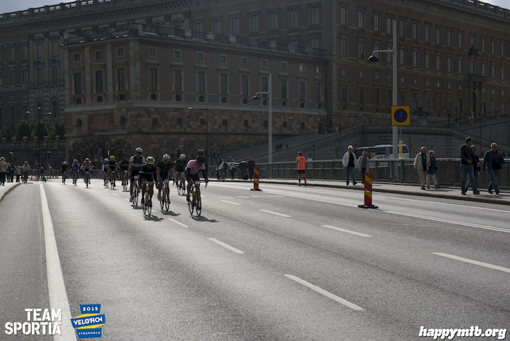 Bild från Velothon Stockholm 2015 - Slottet
