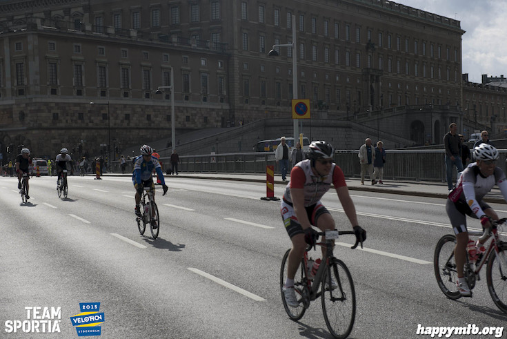 Bild från Velothon Stockholm 2015 - Slottet