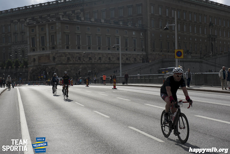 Bild från Velothon Stockholm 2015 - Slottet