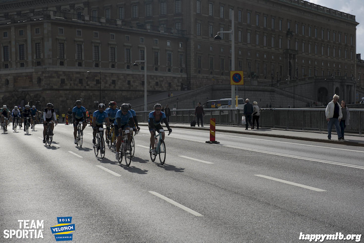 Bild från Velothon Stockholm 2015 - Slottet