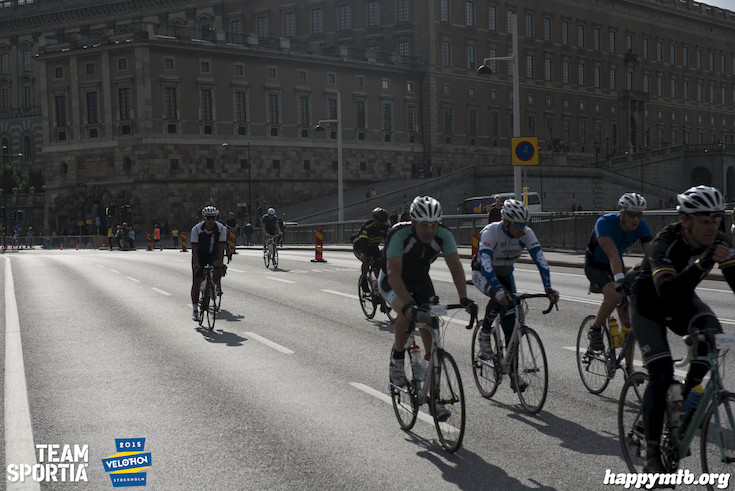 Bild från Velothon Stockholm 2015 - Slottet