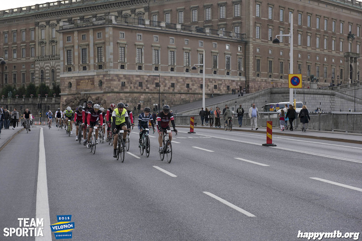 Bild från Velothon Stockholm 2015 - Slottet