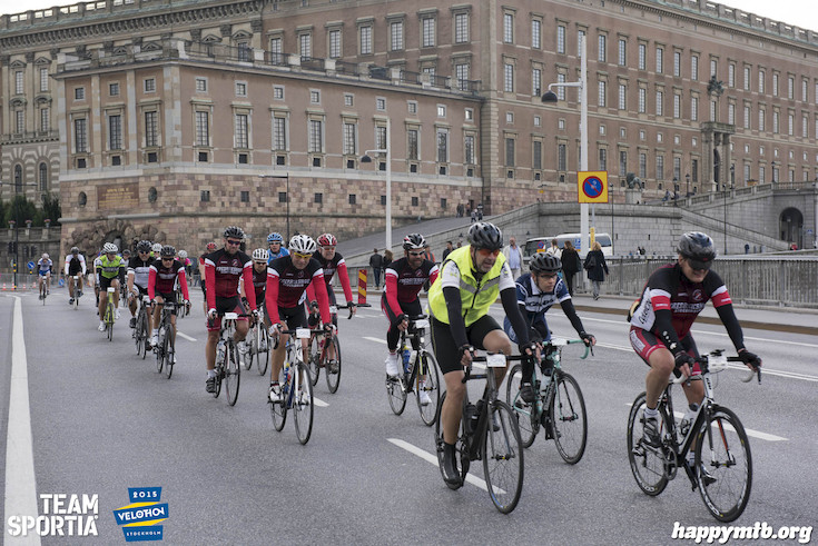 Bild från Velothon Stockholm 2015 - Slottet