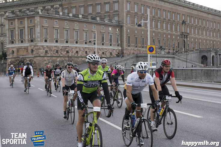 Bild från Velothon Stockholm 2015 - Slottet