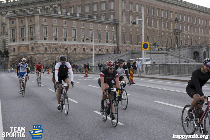 Bild från Velothon Stockholm 2015 - Slottet
