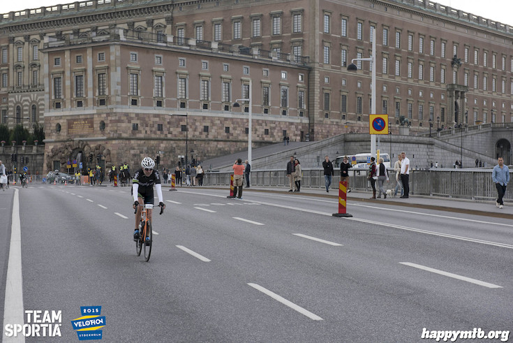 Bild från Velothon Stockholm 2015 - Slottet