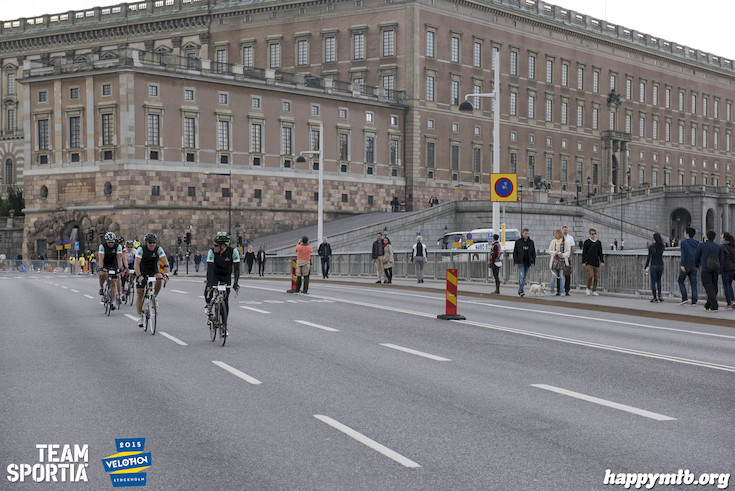 Bild från Velothon Stockholm 2015 - Slottet