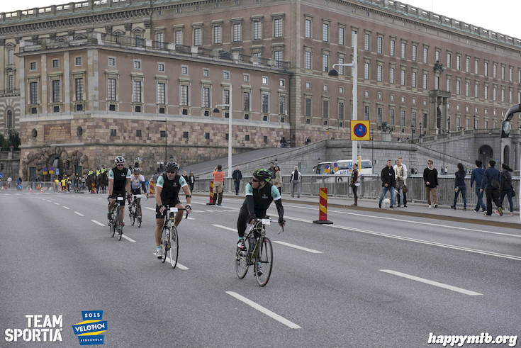 Bild från Velothon Stockholm 2015 - Slottet