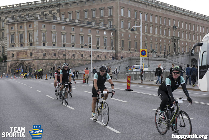 Bild från Velothon Stockholm 2015 - Slottet