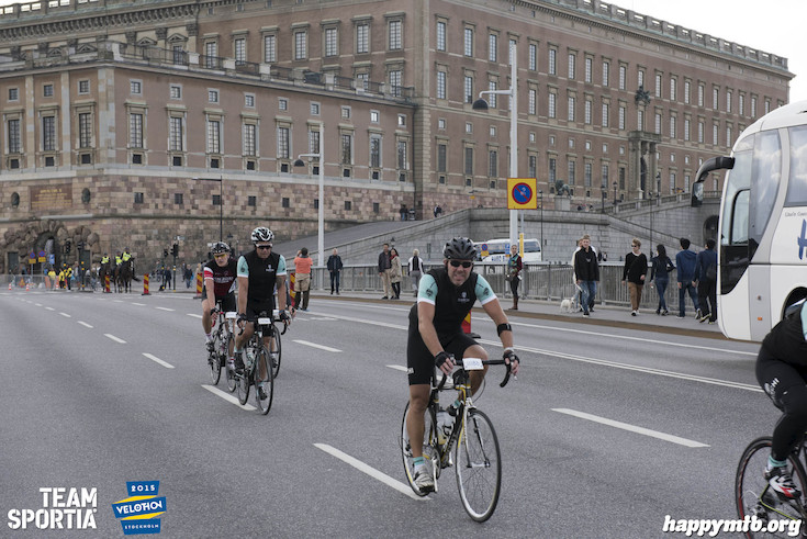 Bild från Velothon Stockholm 2015 - Slottet