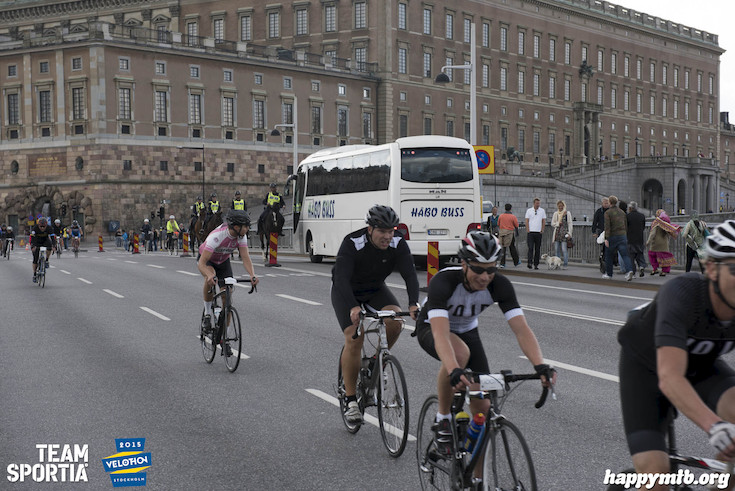 Bild från Velothon Stockholm 2015 - Slottet