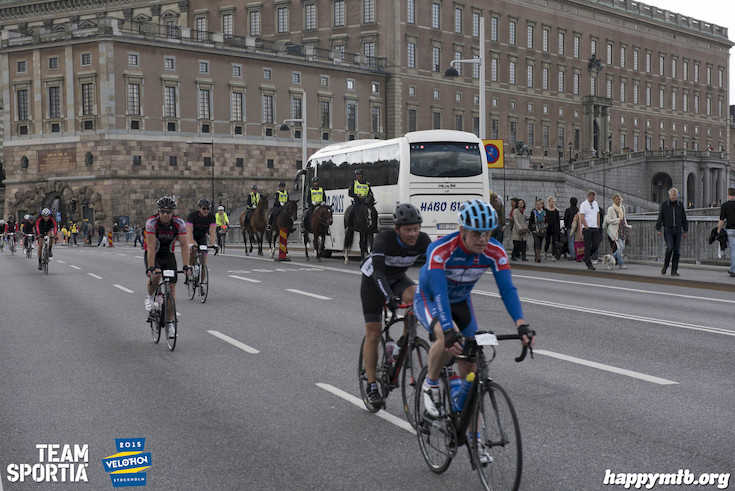 Bild från Velothon Stockholm 2015 - Slottet