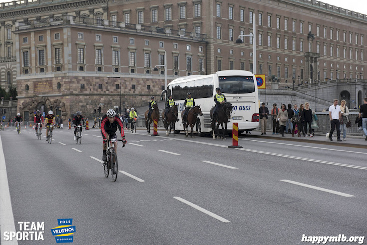 Bild från Velothon Stockholm 2015 - Slottet