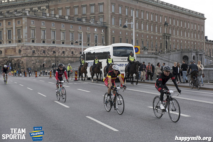 Bild från Velothon Stockholm 2015 - Slottet