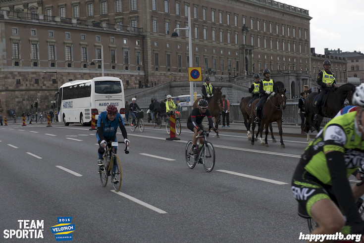 Bild från Velothon Stockholm 2015 - Slottet