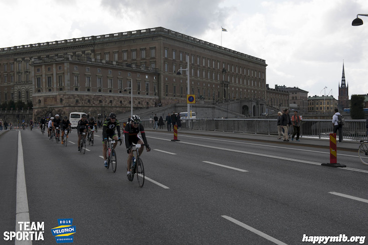 Bild från Velothon Stockholm 2015 - Slottet