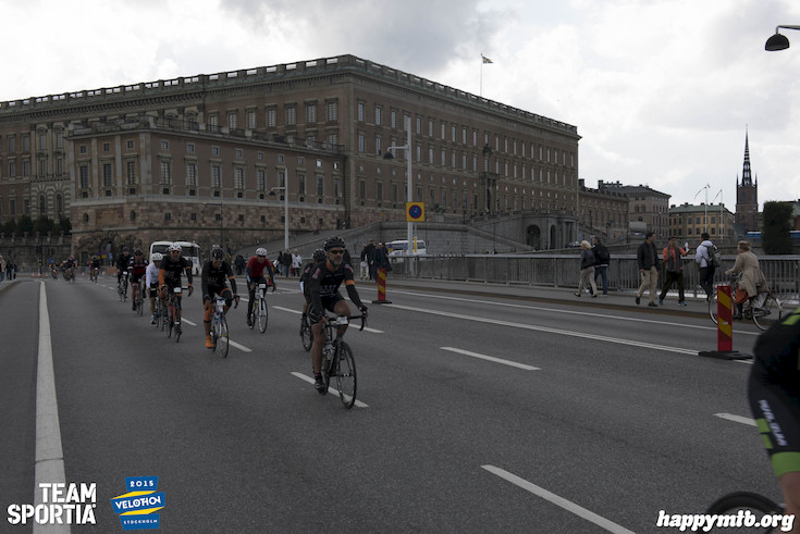 Bild från Velothon Stockholm 2015 - Slottet