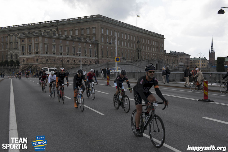 Bild från Velothon Stockholm 2015 - Slottet